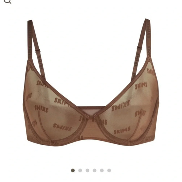 SKIMS after hours underwire Logo bras 32B Jasper BR-UWR-1309 NWT - Picture 1 of 6